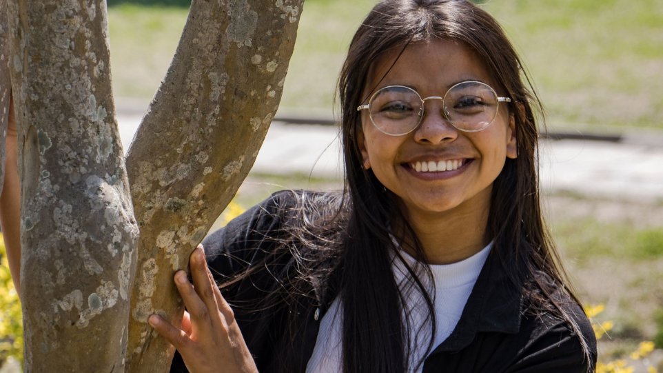 Sumitra at the Laboratory School in Nepal. Photo credit: Nikki Thapa